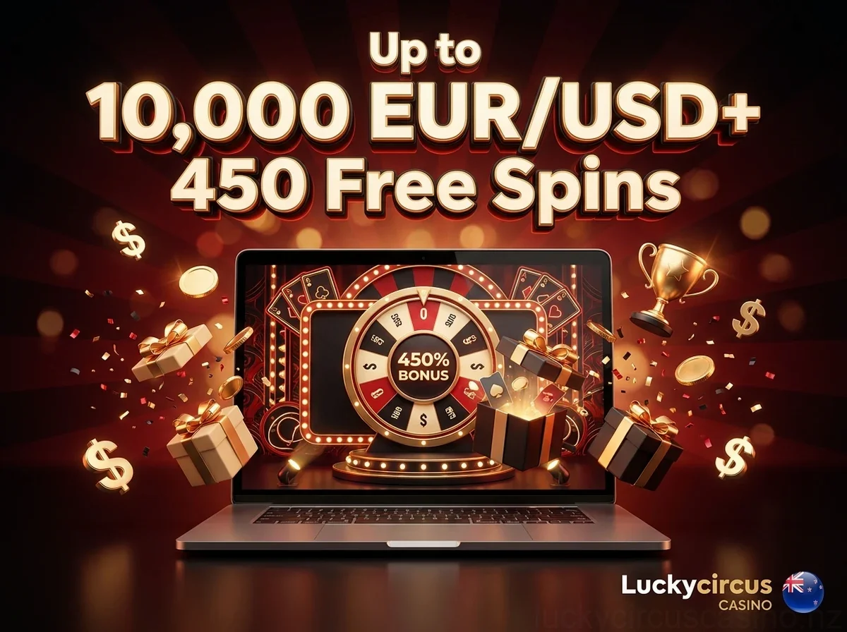 Up to 10,000 EUR/USD+ 450 Free Spins